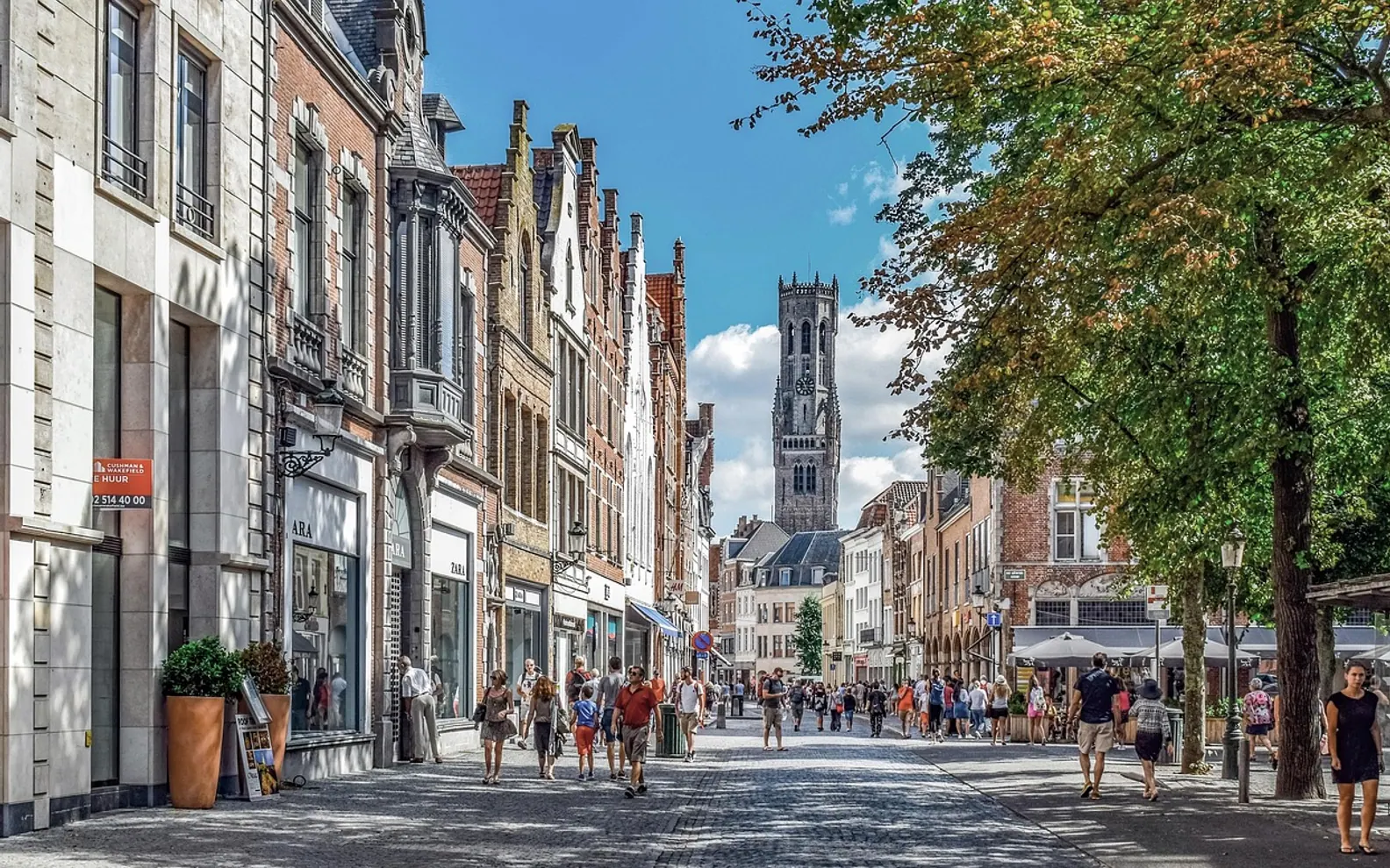 Belgium, street and buildings