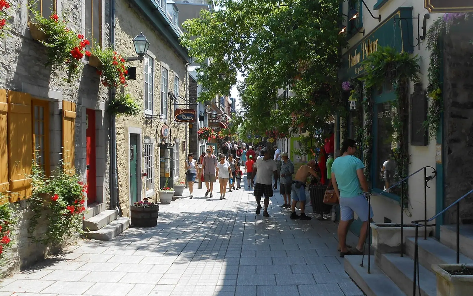 Quebec city, quebec and town