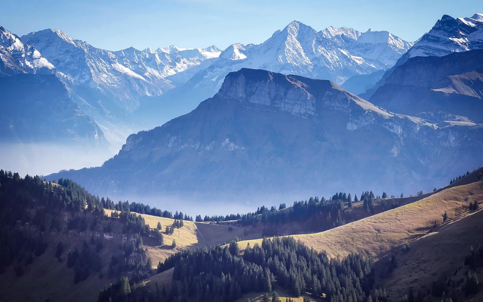 Mountains, switzerland and nature